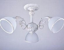 Люстра потолочная трехрожковая Мелодия Света Е27 Белый картинка 